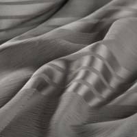 5505 Tissu Hijab en Polyester Satiné à Rayures Écossaises, Infroissable et Antistatique pour Châle Femme Usage Quotidien