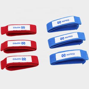 China Lihao Reusable <strong>Hook</strong> <strong>Loop</strong> Elastic Quick Release Medical Tourniquet/Dialysis Belt Customizable Logo High Quality <strong>Webbing</strong> - Product Image 1