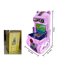 Équipement de divertissement Machine de divertissement commerciale à pièces pour enfants Petite machine de jeu d'arcade musicale pour enfants