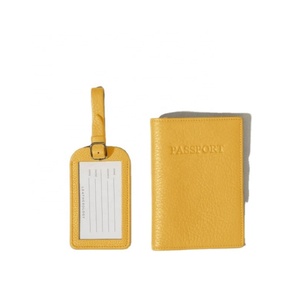 Custom Travel Set Passport Cover Leather Travel Organizer Passport Personalized Luggage Tag Passport Holder Wallet - Product Image 1