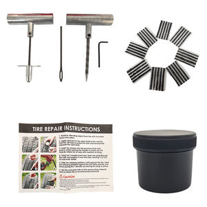 Kit Profesional de Reparación de Neumáticos sin Cámara, Herramienta de Reparación de Pinchazos para Motocicletas, Automóviles y Vehículos Todoterreno (con Agujas de Inserción de Acero y Escariador) - Product Image 3