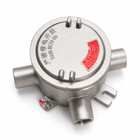 Boîtier de jonction antidéflagrant en acier inoxydable IP66, étanche, pour zones dangereuses, pétrole et gaz, Exdb IIC T6 Gb