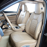 Ensemble complet de housses de siège en cuir pour l'amélioration de l'intérieur de la voiture, pour Ford Pickup Truck F150 F350 F450, de 2005 à 2025