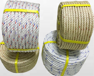 Bán Hot cường độ cao 3 <span class=keywords><strong>Strand</strong></span> 6 mét đến 32 mét Twisted PP danline <span class=keywords><strong>Polypropylene</strong></span> câu cá dây thừng trắng với màu xanh Tracer - Product Image 5