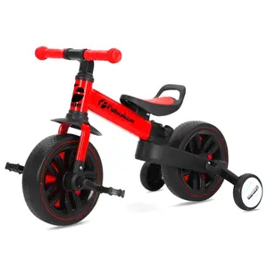 Kinder waage Auto faltbar <span class=keywords><strong>3</strong></span>-5 Jahre altes Baby Dreirad lernen ohne Pedal gleiten Drei-in-Eins-Dreirad zu laufen - Product Image 1