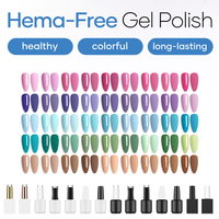 Gel végétalien sans hema 100% de haute qualité Oem fournitures pour les ongles en gros créez votre propre marque UV vernis à ongles sans hema