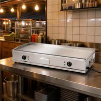 Plaque de cuisson électrique professionnelle en fonte de qualité supérieure, 9 kW, à faible niveau sonore, pour équipement de cuisine commerciale