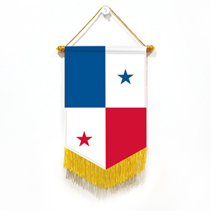 Wholesale Mini Pennant Car Flags 20x30cm Panama Wall Decor <b>Small</b> Ornaments Hanging Digital Printing Satin Material - Product Image 5