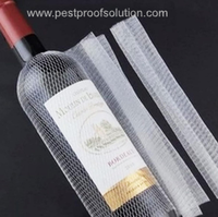 Protège-bouteilles en maille pour spiritueux, manchons de protection en maille pour vin longs, manchon de bouteille de vin en filet PE