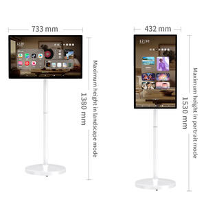 Monitor Touch Screen Portatile con Supporto da Pavimento, Android Wireless, Smart <span class=keywords><strong>TV</strong></span> per Casa, 21.5, 24, <span class=keywords><strong>32</strong></span> <span class=keywords><strong>Pollici</strong></span> - Product Image 6