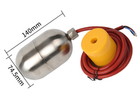 NEKO ZFK SS304/316 Edelstahl Kabelmontierter Öltank-Flüssigkeitsstandschalter mit 1000mm Kabel und Anpassbarer Länge
