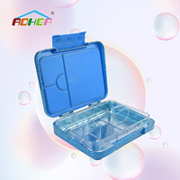 Boîte à bento réutilisable légère en Tritan pour enfants Aohea, boîte à lunch en plastique écologique portable pour l'école