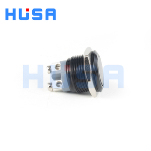 Đen Oxit kim loại tạm thời đẩy nút Thiết bị chuyển mạch công nghiệp không có dẫn husa 16mm đẩy nút chuyển đổi tùy chỉnh đẩy nút chuyển đổi - Product Image 3