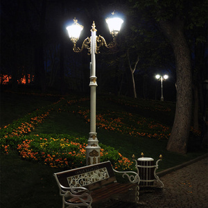 Farol <span class=keywords><strong>de</strong></span> jardín decorativo <span class=keywords><strong>de</strong></span> estilo nórdico, farol clásico <span class=keywords><strong>de</strong></span> <span class=keywords><strong>hierro</strong></span> <span class=keywords><strong>fundido</strong></span> antiguo <span class=keywords><strong>para</strong></span> <span class=keywords><strong>exteriores</strong></span> - Product Image 4