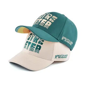 促销新时尚定制徽标棒球帽，设计自己的时尚6面板棒球帽