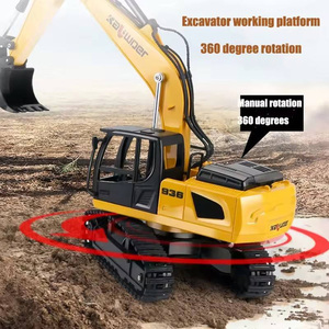 Lehoo Đồ Chơi Kaliwo 13510 <span class=keywords><strong>1</strong></span>/24 <span class=keywords><strong>RC</strong></span> Máy Xúc 9ch Kỹ Thuật Mô Phỏng Xe 2.4G <span class=keywords><strong>RC</strong></span> Xe Tải - Product Image 4