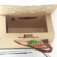 Boîte d'emballage pour pastèque, boîte en carton, boîtes d'emballage pour fruits de pastèque pour l'expédition par transporteur