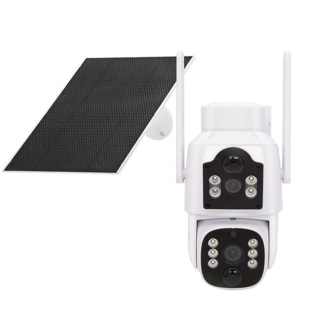 Manufacturer Outdoor Home Security System Wireless Night Vision Motion Detection Camera Solar Powered SD Card Cloud 1 Year