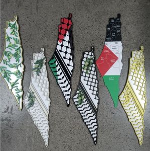 PAFU Palestina Mapa Jerusalén Recuerdo Bandera Palestina Arte de pared - Product Image 1