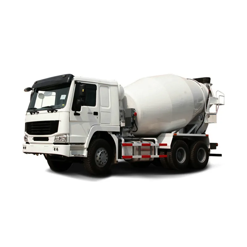 Çin ünlü marka Sinotruk Howo 340hp 8 kübik kendinden yükleme cep beton çimento mikseri davul kamyon sıcak satış