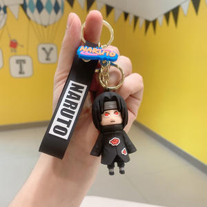 Porte-clés poupée, pendentif de sac à main, design de dessin animé adorable Ninja Kakashi <span class=keywords><strong>Itachi</strong></span>, vente en gros, ornements promotionnels pour voiture et sac - Product Image 2