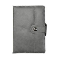 Libreta de Negocios Personalizada, Engrosada, con Hebilla Hueca, de Cuero PU, A5, 100 Hojas, Estilo Francés, Plegable, para Reuniones, Trabajo, Oficina, Registro