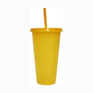 recyclable plastic cups 12oz disposable printed PET glass 12 oz plastic coffee drinking cups with straw