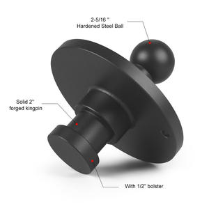 Adaptador de Enganche para Remolque con Bola de Cuello de Cisne de 2-5/16 Pulgadas para Camiones RV de 5 Ruedas - Product Image 4