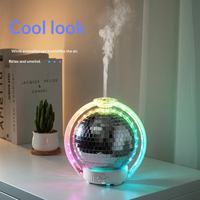 Diffuseur d'arômes ultrasonique, humidificateur, boule laser, veilleuse, alimenté par USB, 12W, minuterie 2-8H pour la maison et le véhicule