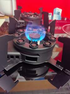 5バーナーガスストーブフリップアップバーナー付き黒強化ガラスクックトップ多機能キッチンクッキング家電ホームコマーシャル - Product Image 6