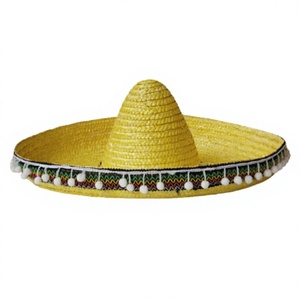 Chapeau de paille haut de gamme / Nouveau chapeau en feuilles de palmier tendance avec dentelle pour un usage décontracté unisexe de Eco2go Vietnam - Product Image 1
