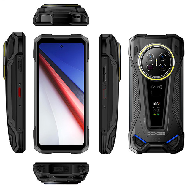 DOOGEE V Max 2 Pro 22000mAh 5G Rugged Phone Android 16 POC Walkie Talkie Smartphone 16GB RAM 1TB ROM 120W Fast Charging
