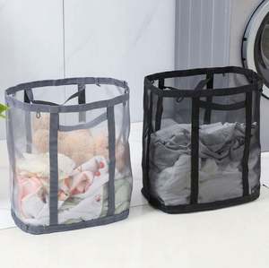 Panier à linge en nylon robuste avec poignées solides, pliable, pour salle de bain - Product Image 4