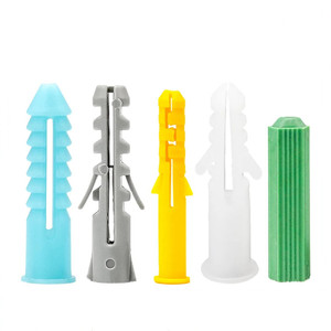 Cheville murale en PVC personnalisée, cheville d'expansion en plastique, cheville pour cloison sèche, fourniture fabricant - Product Image 4