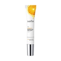 Crème pour les yeux éclaircissante à la vitamine C SADOER pour hommes, hydratante, nourrissante, raffermissante, éclatante, anti-âge, soin des yeux