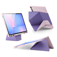 Étui pour tablette en cuir PU antichoc de qualité supérieure avec support multi-pliable pour Samsung Galaxy Tab S10 FE Plus SM-X620 SM-X626B