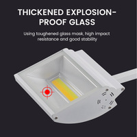 Lampe LED à bras long pour salon professionnel, projecteur 20W 30W 70W dimmable pour stand d'exposition avec prise internationale