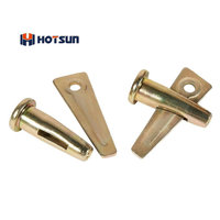 Carbon Steel Stub Pin and Wedge Pin 70mm Length Steel Formwork Wedge Pin Flat Tie Clips Receptacles for Concrete Formwork System