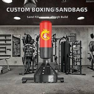 Fabricant professionnel personnalise les sacs de frappe sur pied pour la boxe avec matériau PU et remplissage de sable - Product Image 2
