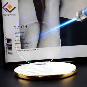 AOGANG polikarbonat 1.591 tek vizyon mavi ışık lensi kesim optik lensler gözlük için 1.59 mavi blok lensler - Product Image 5