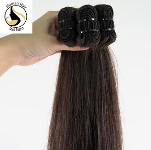 Extensão de cabelo 100% humano, de alta qualidade, sem cola, sem grampos, trança de cabelo virgem, 10-40 polegadas