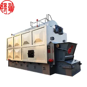 China Bajo costo 1ton a 6ton Estufa de carbón Caldera de vapor de pellets de madera industrial