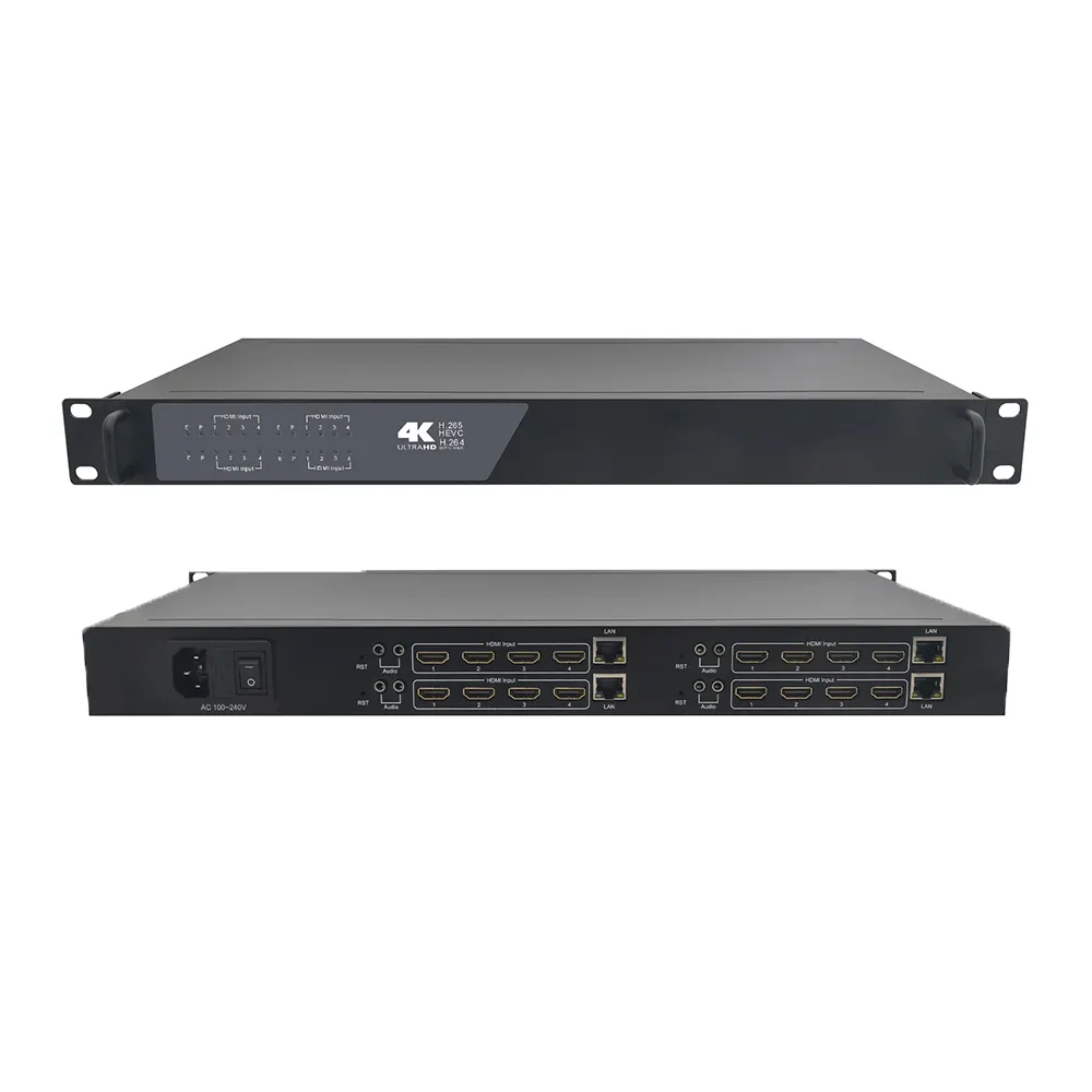 4K HD Encoder for HTTP HLS FLV RTSP RTMP UDP RTP Unicast/Multicast Streaming Protocol Conversion and ONVI Video Encoder