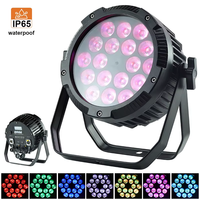 Projecteur de scène LED 180W IP65 RGBW 4-en-1 DMX512 avec contrôle sonore automatique, étanche, tension universelle AC 85-265V pour concerts, théâtres et événements