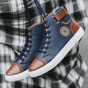 Chaussures de sport décontractées respirantes pour hommes en toile avec semelles intérieures en caoutchouc EVA et doublure en maille pour l'automne et l'hiver – Collection <span class=keywords><strong>2021</strong></span> en promotion - Product Image 2