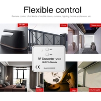 YET6956WTR TUYA Smart Life 433 868 2.4G Automatización de Puertas Control Remoto RF Convertidor Wi-Fi Control Wi-Fi