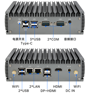 Mini PC professionnel Celeron compact à haute dissipation thermique, mini-ordinateur industriel i3/i5/i7 8 Go + 128 Go, terminal Phoenix, PC embarqué - Product Image 3