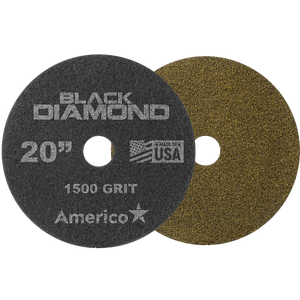 American 17 pollici Black Rock Blue Diamond Pad lucidatura per restauro Pad per lavatrice granito PVC pulizia pavimenti panni - Product Image 5