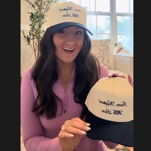 Custom logo Embroidered From Newport with love <strong>Hat</strong> for Wedding Tiktok 5 Panel <strong>Navy</strong> Trucker Baseball Cap Fair Price Trending Gift - Product Image 2