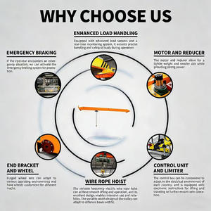 เครนสะพานแบบคานเดี่ยว รุ่น LD เครนเหนือศีรษะแบบคานเดี่ยว <span class=keywords><strong>3</strong></span> ตัน ระบบรางไฟฟ้า เครนสะพานยกของ 10 ตัน - Product Image 6